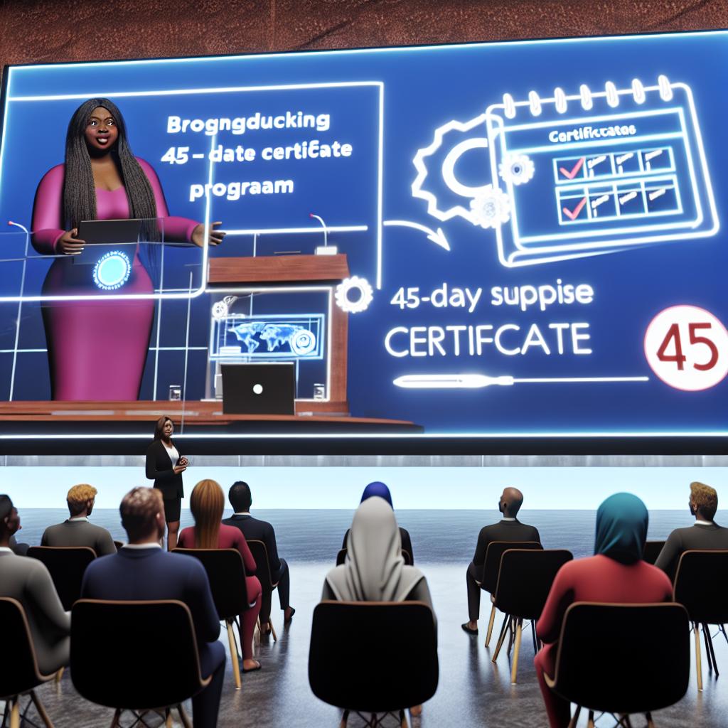 Apple proposes innovative 45-day certificate program for suppliers