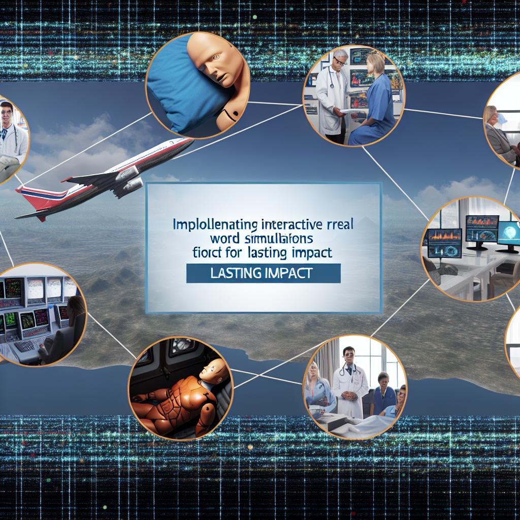 Implementing Interactive and Real-World Simulations‌ for Lasting Impact
