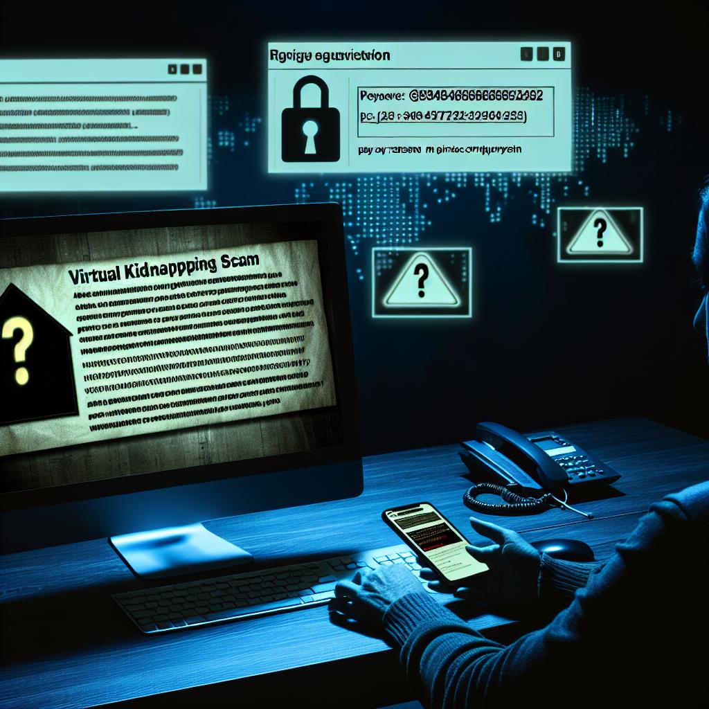 Recognizing the signs of a virtual kidnapping​ scam