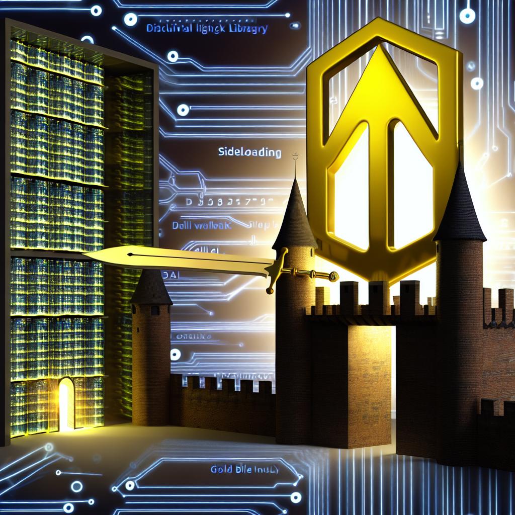 Overview of‌ the Gold Blade remote⁣ DLL sideloading attack