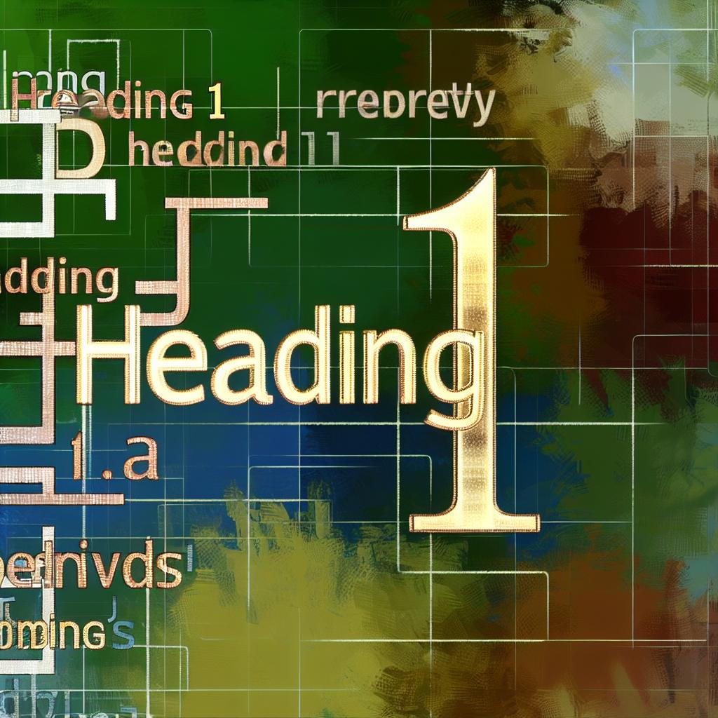 Heading​ 1: