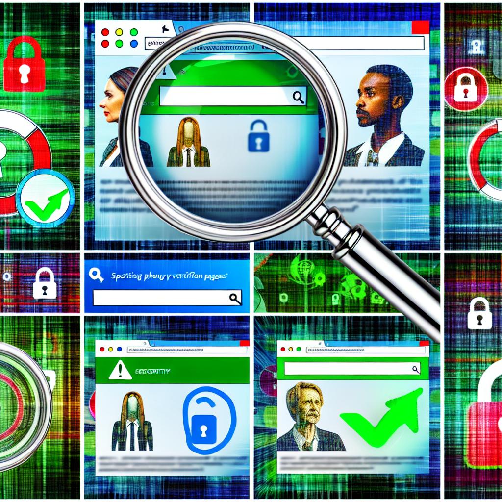 How to spot and avoid phony verification pages