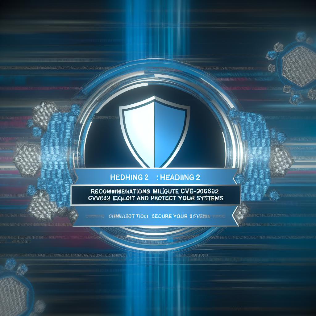 Heading‍ 2: Recommendations to mitigate CVE-2025-55182 exploit ‍and protect your⁢ systems