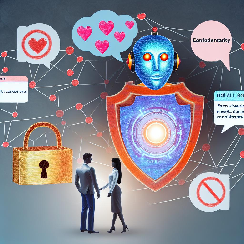 Strategies for Ensuring Confidentiality with Romantic AI Chatbots