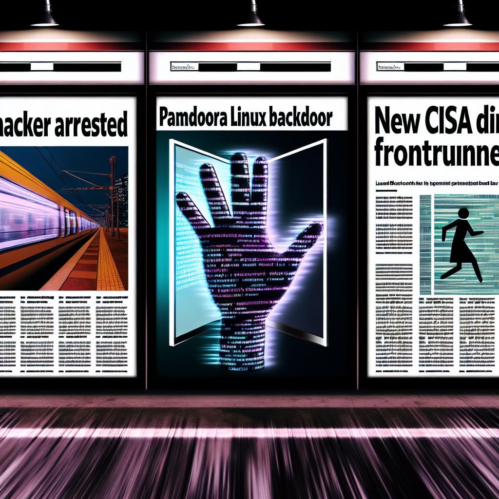 In Other News: Train Hacker Arrested, PamDOORa Linux Backdoor, New CISA Director Frontrunner